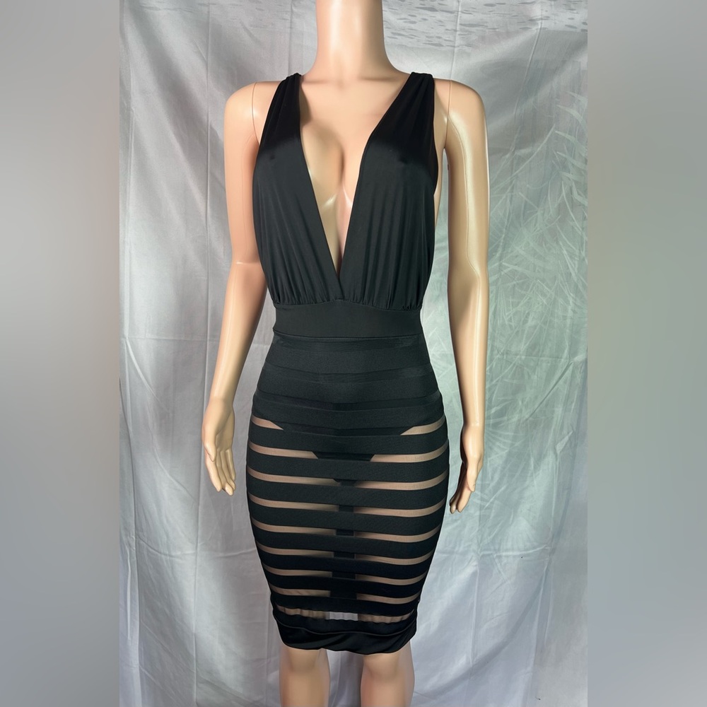 Fashion nova Contigo dress - black
